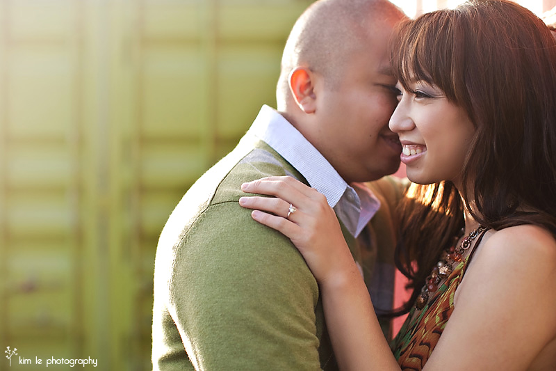 orange county california costa mesa the lab restaurant engagement photography by kim le photography